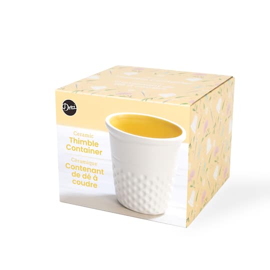 Dritz® Novelty Ceramic Thimble Container